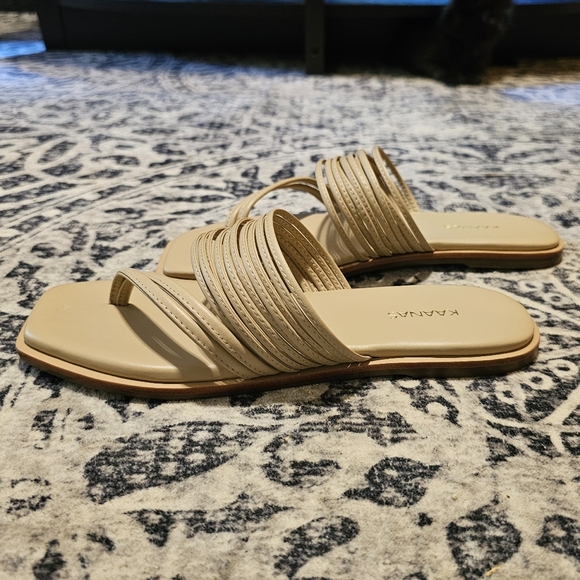 Kaanas IBU Nude Strappy Sandal - Picture 4 of 8